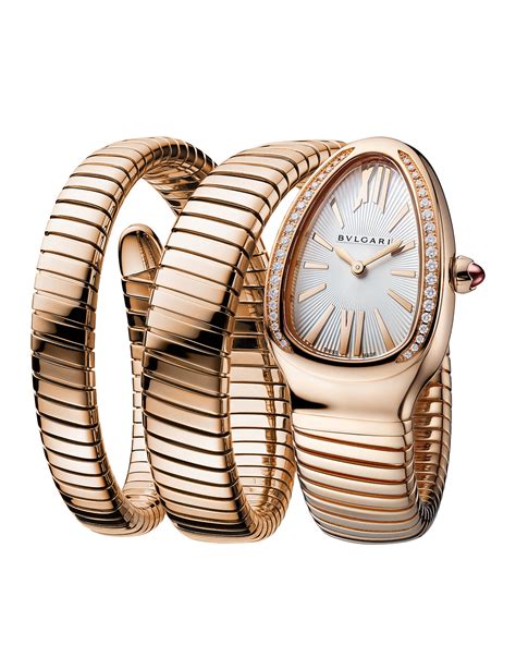 bvlgari serpenti watch rose gold